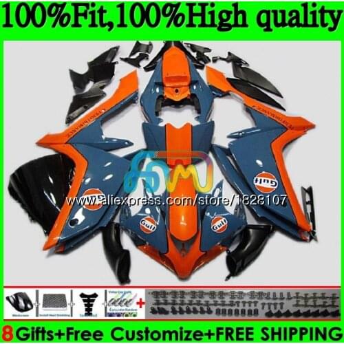 Injection OEM For YAMAHA YZF R 1 YZF 1000 YZFR1 07 08 114BS.42 YZF1000 Orange blue YZF R1 07 YZF-1000 YZF-R1 2007 2008 Fairing