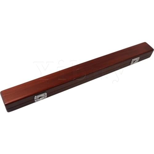 Yibuy 46cm Length Hand-made Wooden Band Music Director Orchestra Conductor Conducting Baton Case Storage Box