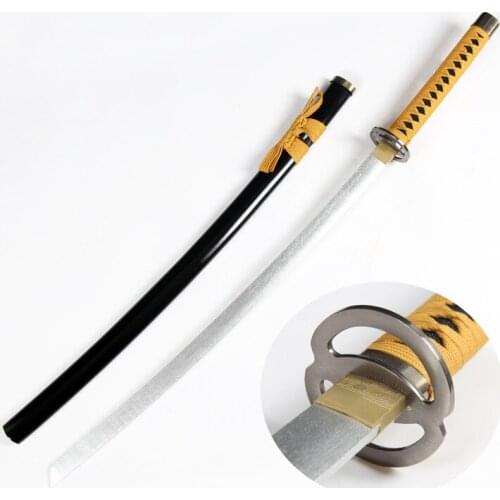 [Funny] 104cm Cosplay Anime kenshin himura reverse blade sword weapon Japan samurai wooden Sword model Costume party Anime show