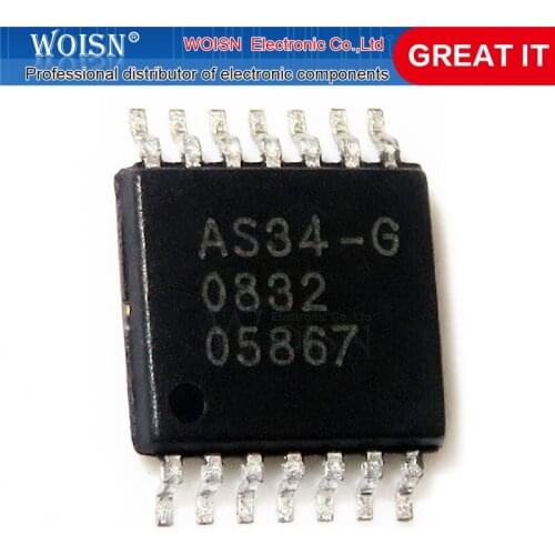 1pcs/lot AS34-G AS34G AS34 TSSOP-14 In Stock