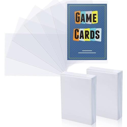 100pcs Card Sleeves Magic Board Game Tarot Three Kingdoms Poker Cards Protector Sports and Game Cards photocard of stars 22 size