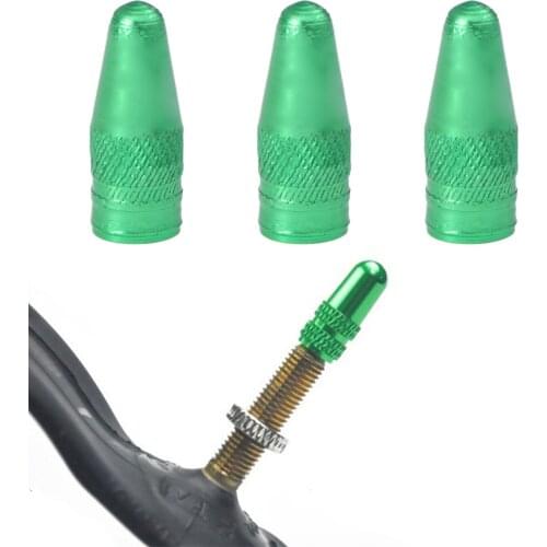 6/12Pcs Aluminum Alloy Road MTB Track Racing Bike Tube Tyre Bicycle Tire Wheel FV French Valve Cap Presta AIR Valve Cap 6 Colors