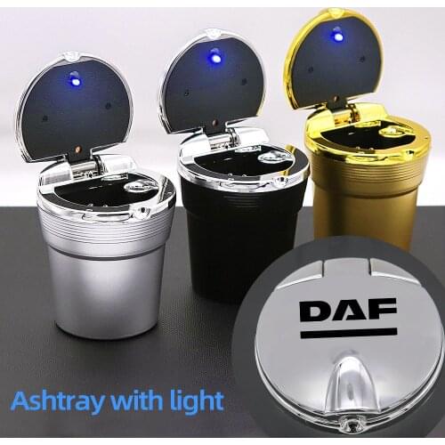 Car Ashtray For DAF xf cf lf van With lid With Creative Cover Personality Case Multi-function Interior Car Accessories