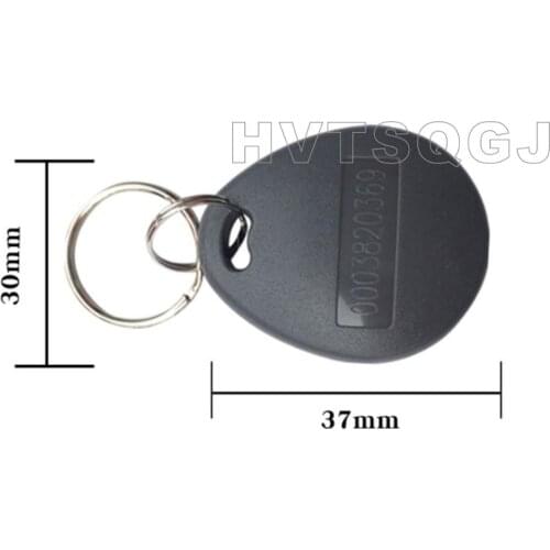 Free shipping(10 pcs) 125khz Writable Keyfobs RFID T5577 Proximity Rewritable Blank Keychains Access Control token Tags