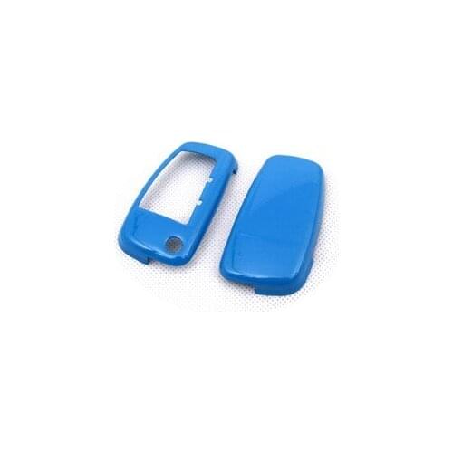 Gloss Blue Remote Flip Key Cover Case Skin Shell Cap Fob Protection Hull S Line for Audi A3 A4 A6 Q5 Q7 TT R8