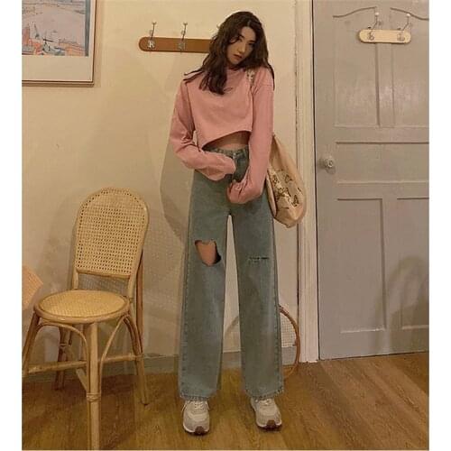 Harajuku Streetwear High Waist Pants Heart Hollow Out Tie Feet Casual Trousers for Women Elegant Korean Fashion Pants Female