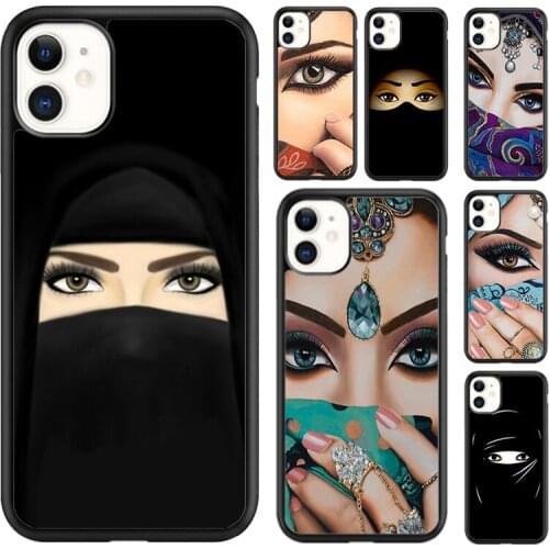 MaiYaCa Muslim Islamic Girls Arabic Hijab Phone Case For iPhone SE 6 6s 7 8 plus X XR XS 11 12 pro max Samsung Galaxy S8 S9 S10