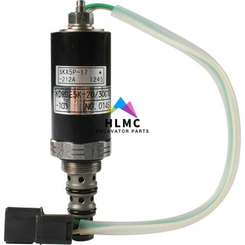 Excavator Solenoid Valve KDRDE5K-20/30C12A-101 YN35V00004F2 for SK200-2 SK200-5