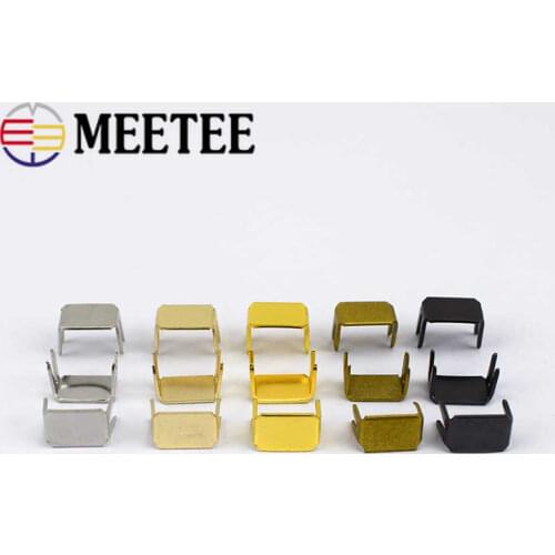 50Pcs Non-slip Metal Zipper Stopper End Locks For 3# 5# 8# 10# Nylon Zippers DIY Instant Fix Zip Repair Kit Replacement