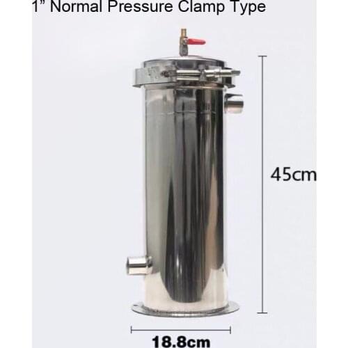 Stainless Steel Bag Diesel Filter Precision Gasoline Sewage Oil Filtering Electrophoresis Filter Barrel