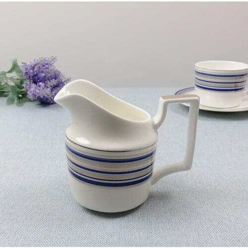 15-Head China Garden Coffee Set Afternoon Tea Cup Customizable Logo Leather Box Packaging