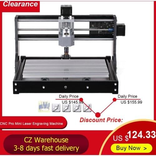 CNC 3018 Pro Mini Laser Engraving Machine GRBL DIY Engraving Machine For Wood PCB PVC Carving Milling Engraving Machine ER11