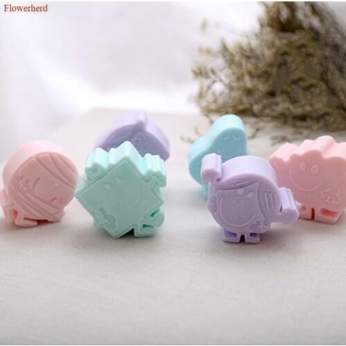 Cartoon Tools 6-cavity Food Grade Soft Silicone Mold Resin Molds Handmade Soap Mold DIY Cake Chocolate Mold Candle Mold