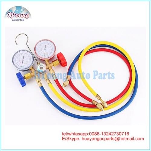 Air Conditioning AC Diagnostic Manifold Gauge Tool Set, Car Refrigeration , China supply