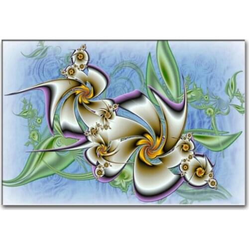 Wall Art Pictures 5D Diy Diamond Painting Abstract Flower Diamond Mosaic Sale Rhinestone Embroidery Cross Stitch