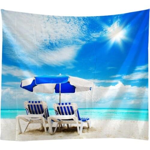 Natural Landscape Tapestry Wall Hanging Cloth Bed Spread Beach Towel Table Cloth YogaMat House Decoration Living Room Decoration