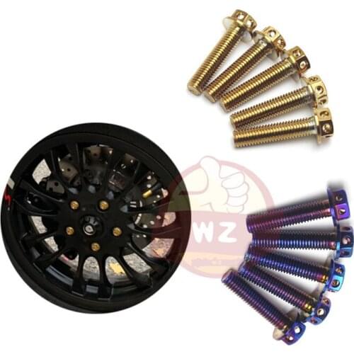 New 2019 5 pcs titanium M8 screw terminal for Vespa Piaggio Vespa GTS 300/300 / ie GTS300