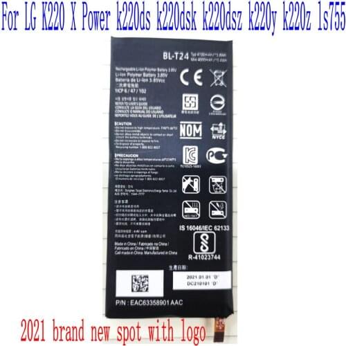 100% Brand new High Quality 4100mAh BL-T24 Battery For LG K220 X Power k220ds k220dsk k220dsz k220y k220z ls755 Mobile Phone