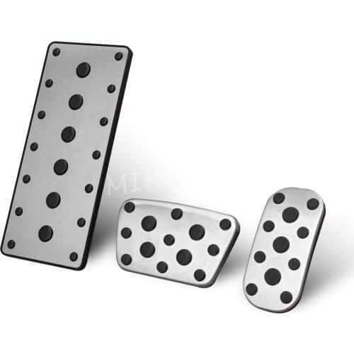 Foot Rest Dead Brake Gas Pedal Pad Cover Set For 2010-2020 Toyota Land Cruiser Prado LC150 J150