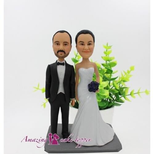 2019 AMAZING CAKE TOPPER Toys Chic men and e elegant ladies And Groom Gifts Ideas Customized Figurine Valentines Day