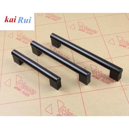 Space aluminum alloy modern simple furniture wardrobe door handle kitchen cabinet cupboard door solid poignee meuble 10 pcs