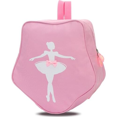 Pink Ballet Bags For Girls Preschool Children Backpack For Dance Ballerina Kids Bags Cute Star Ballet Dance Bag