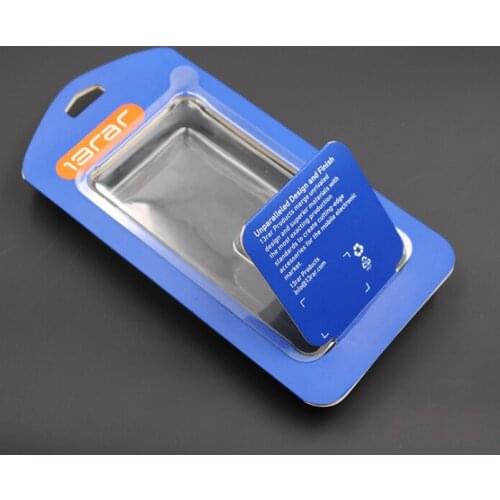 USA Customized Vacuum forming Clamshell blister packing made by paper pressed with PET blister ---DH5097