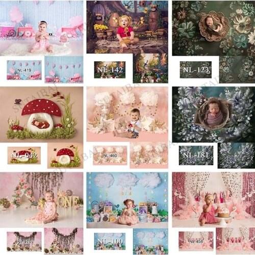 Boy Cake Smash Birthday Photography Backdrops Newborn Baby Kids 1st Birthday Portrait Photocall Background Photo Studio