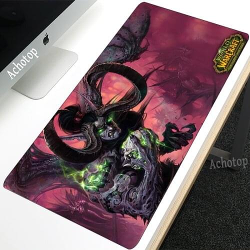 Top Quality World of Warcraft WOW Lich King Laptop Gaming Mice Mouse pad Free Shipping Large Mouse Pad Keyboards Mat Table mat
