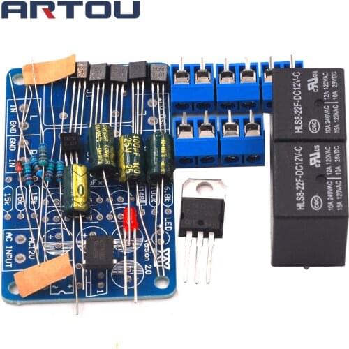 Speaker Protection Board Component Audio Amplifier DIY Boot Delay DC Protect DIY Kit for Stereo Amplifier Double