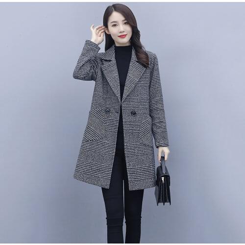 AIYANGA Women's Gray Coats