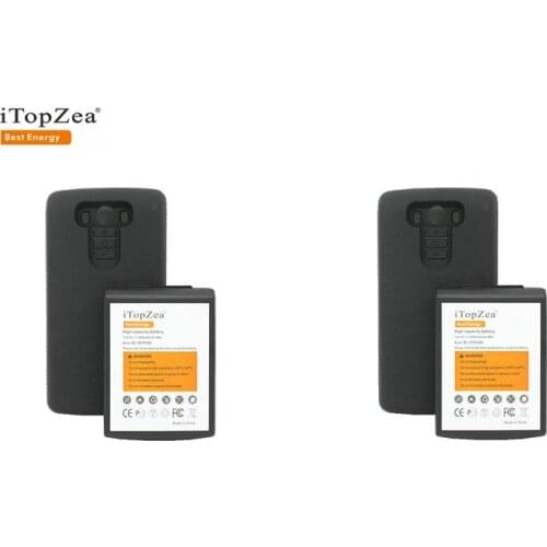 ITopZea 2x 8000mAh BL-53YH Battery For LG G3 D855 D858 D859 F400 F460 D830 D850 D851 VS985 LS990 Extended Battery With TPU Case