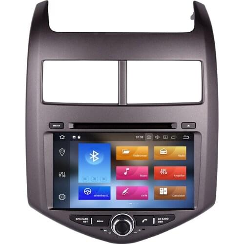 Android 10 8 core Car DVD Player For Chevrolet Aveo/Sonic 2011 2012 -2019 2 Din Car Radio GPS Navigation Multimedia Stereo WIFI