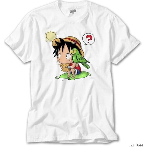 Unisex Woman Man Anime Tshirt White Color 100% Cotton