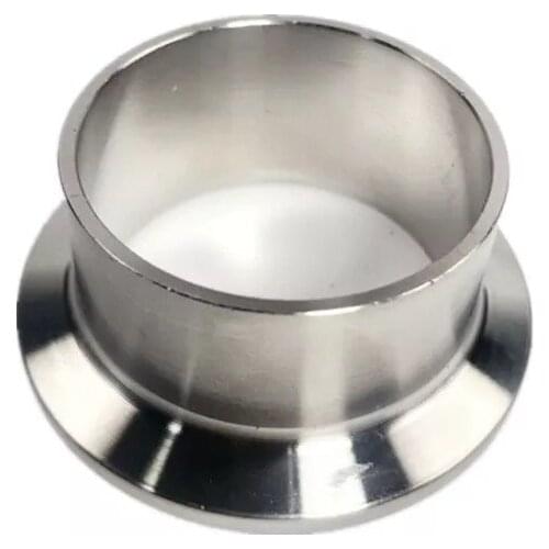 Freeshipping Height 28.5mm 3A Standrad SUS 304# Sanitary Pipe Weld Ferrule Tri Clamp Type Stainless Steel Flange