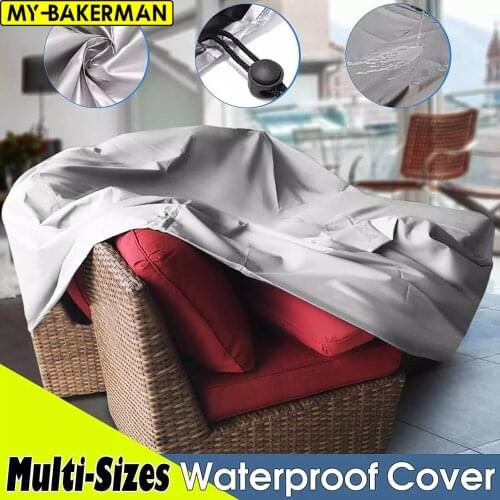 32 Sizes Waterproof cover outdoor patio garden furniture cover rain and snow chair cover sofa table and chair dust cover