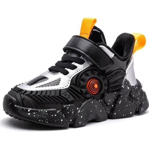 Children Winter Sneakers 2021 Autumn Boys Shot Plush Cotton Warm Sports Shoes Baby Soft Comfortable Casual Running Walking Shoes