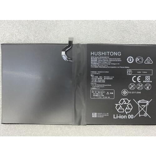 HST Original New 7500mAh HB299418ECW Phone Battery for Huawei MediaPad M5 CMR-AL09 CMR-W19 BAH2-L09 Replacement Bateria