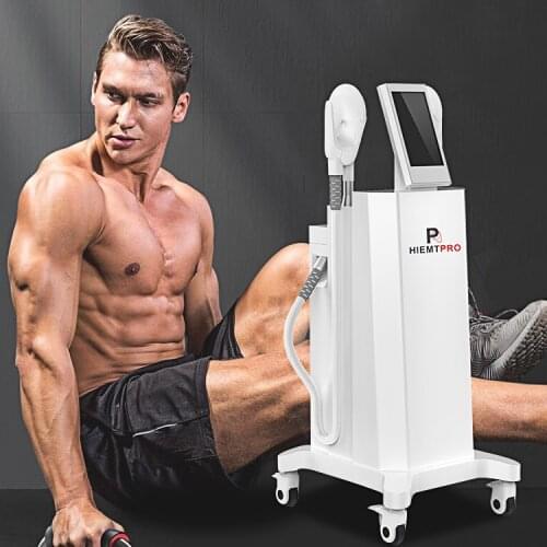 Intensity Electromagnetic Trainer EMS Sculpt Portable Build Muscle Burn Fat Slimming Machine HIEMT Physical Therapy Equipments