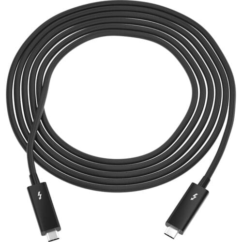 Active Thunderbolt 3 cable 2M 40Gbps TB3 cable Male to Thunderbolt 3 male for Thunderbolt 3 devices(not work with USB-C port)