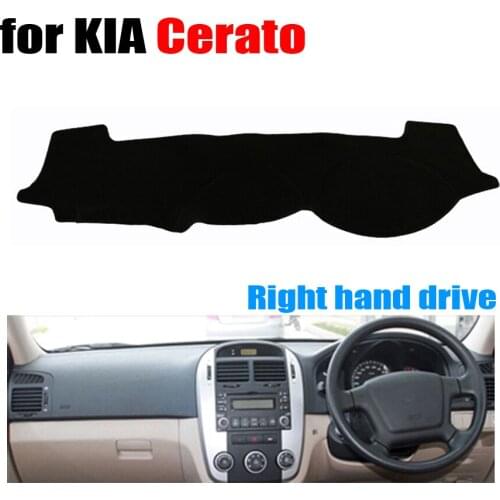 Car dashboard cover mat for KIA Cerato 2006-2015 years Right hand drive dashmat pad dash covers auto dashboard accessories