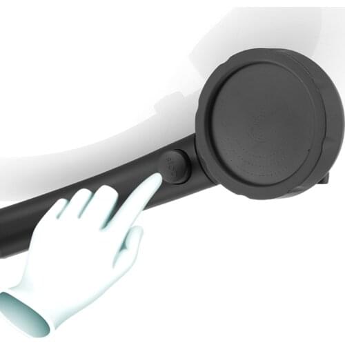 Bathroom Matte Black Hand Held Shower Head Wall Mounted Shower Set With Hose&Shower Holder Water Saving High Pressure Shower