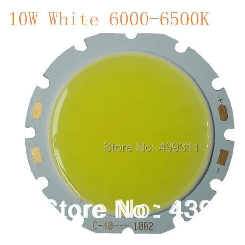 10W COB LED Warm White 3000-3200K Pure white 6000-6500K 300mA 29-36V 850-950LM S Chip Free Shipping 5PCS