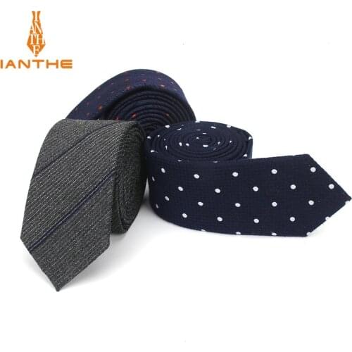 Corbatas Vestidos Mens Fashion Dot Wedding Neck Tie For Men Stripe Vintage Cravat Designer Pattern Slim Ties Narrow Necktie