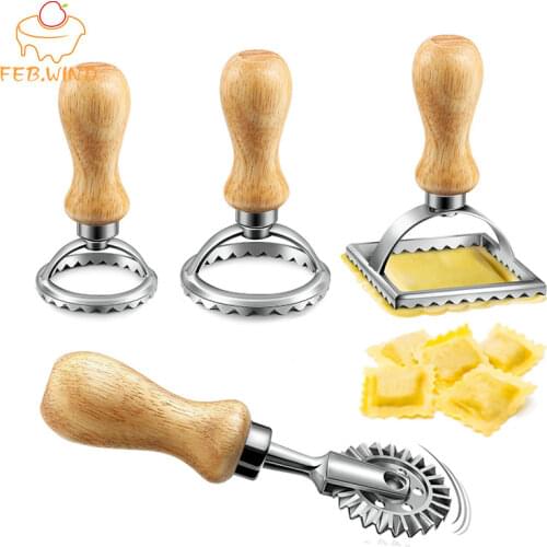 Stainless Steel Dumpling Maker Ravioli Mold set Press Ravioli Cutter Wheel Biscuit Cutter Pastry Cutter Wheel Crimping 610