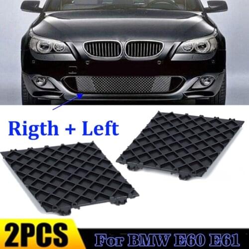 New Car Front L/R Bumper Cover Lower Mesh Grille Grill Trim Suit For BMW E60 E61 M Sport