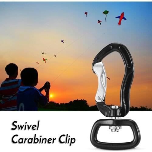 Camping Swivel Carabiner Clip 360° Rotatable Spinner Carabiner Small Wire-gate Carabiner Rotational Hammock Hanging Clip Hook