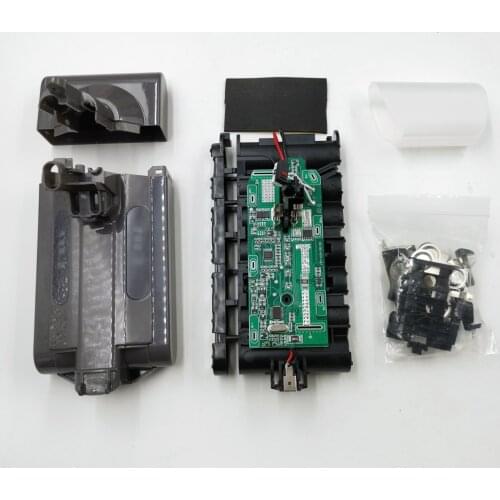 Dawupine V10 Li-ion Battery Plastic Case Charging Protection Circuit Board PCB for Dyson 25.2V Lithium Battery Vacuum Cleaner