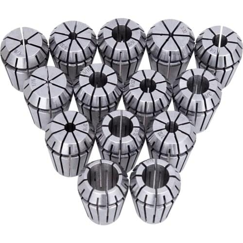ER20 Spring Collet Set For CNC Engraving Machine And Milling Lathe Tool Workholding Engraving Collets(14PCS)