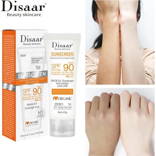 Facial Body Sunscreen Whitening Sun Cream Sunblock Skin Protective Cream Anti-Aging Oil-control Moisturizing SPF 90 Face